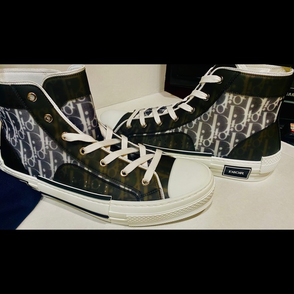 Dior B23 HIGH-TOP
White/Black Dior Oblique Canvas - Picture 6 of 11